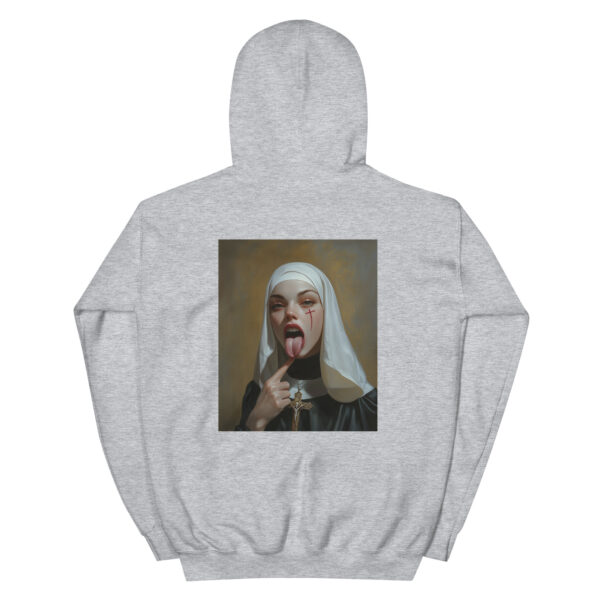Unisex Rebellious Nun Hoodie - Image 5